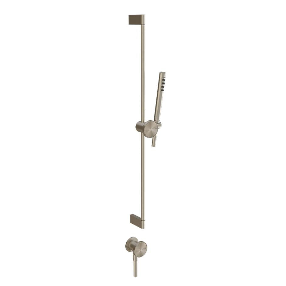 Gessi 66142 Origini Handshower and Adjustable Sliding Rail Set