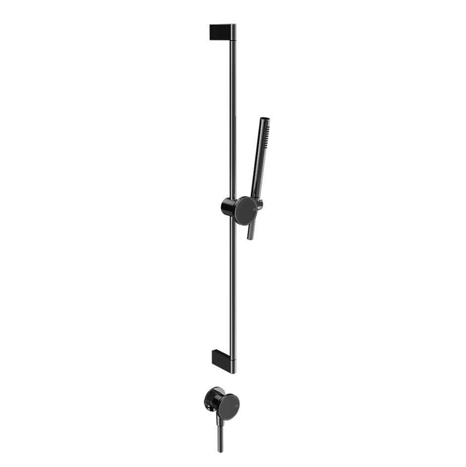 Gessi 66142 Origini Handshower and Adjustable Sliding Rail Set