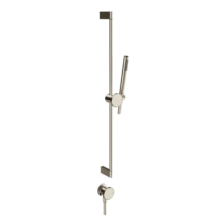 Gessi 66142 Origini Handshower and Adjustable Sliding Rail Set