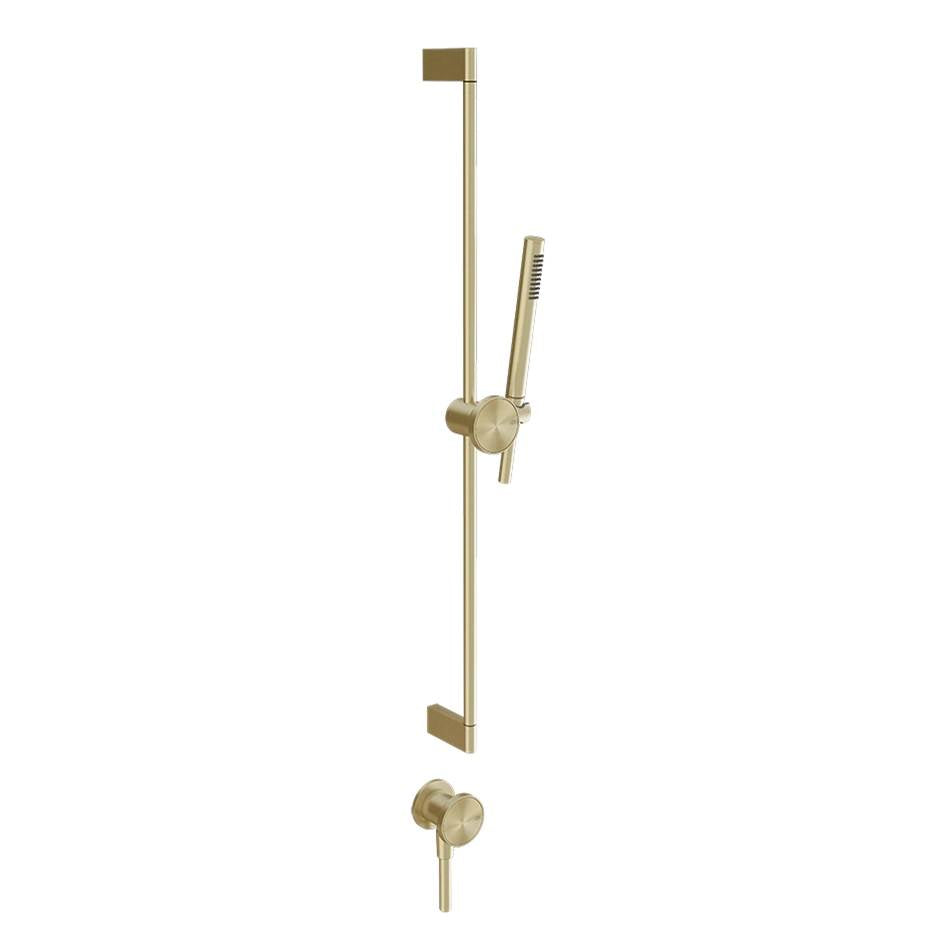 Gessi 66142 Origini Handshower and Adjustable Sliding Rail Set