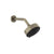 Gessi 66158 Origini Wall-Mounted Adjustable Multi-Function Shower Head With Arm: