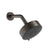 Gessi 66158 Origini Wall-Mounted Adjustable Multi-Function Shower Head With Arm: