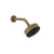 Gessi 66158 Origini Wall-Mounted Adjustable Multi-Function Shower Head With Arm: