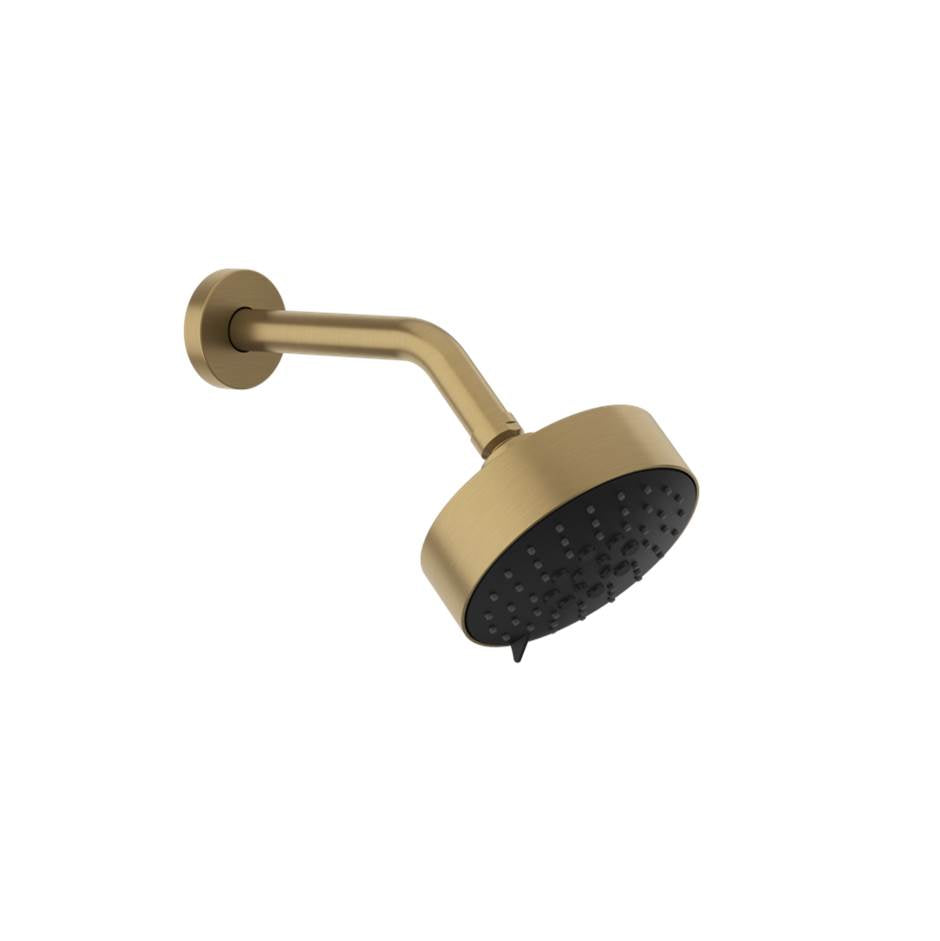 Gessi 66158 Origini Wall-Mounted Adjustable Multi-Function Shower Head With Arm: