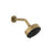 Gessi 66158 Origini Wall-Mounted Adjustable Multi-Function Shower Head With Arm: