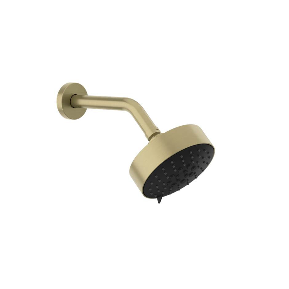 Gessi 66158 Origini Wall-Mounted Adjustable Multi-Function Shower Head With Arm: