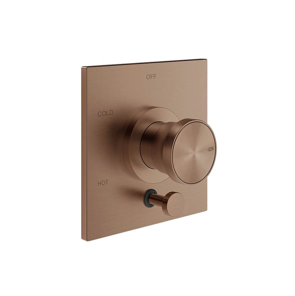 Gessi 66174 Origini Trim Parts Only External Parts For Pressure Balance With2-Way Diverter