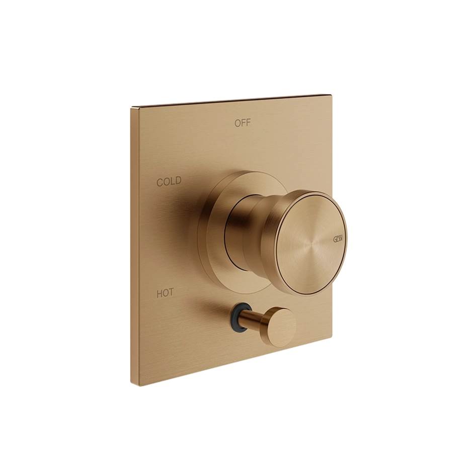 Gessi 66174 Origini Trim Parts Only External Parts For Pressure Balance With2-Way Diverter