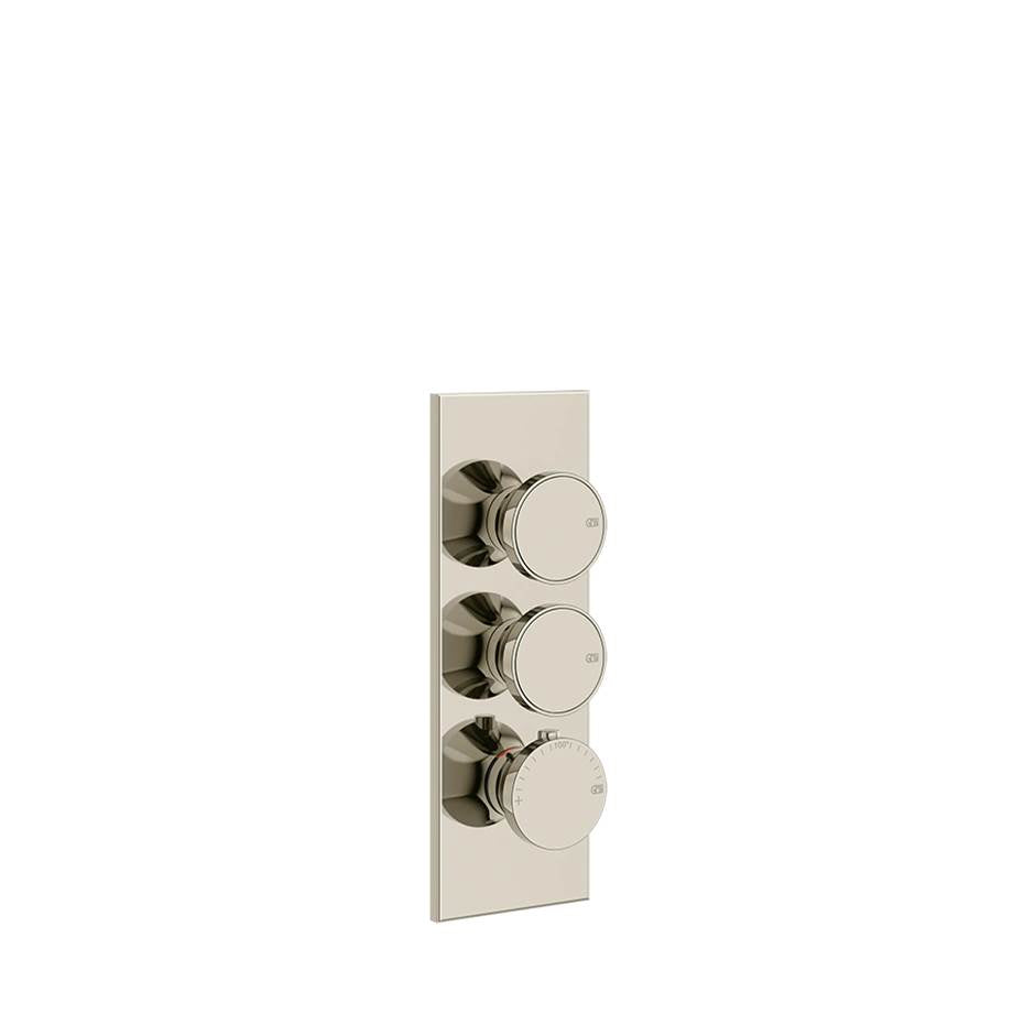 Gessi 66200 Origini Trim Parts Only External Parts For Thermostatic With 2 Volume Controls