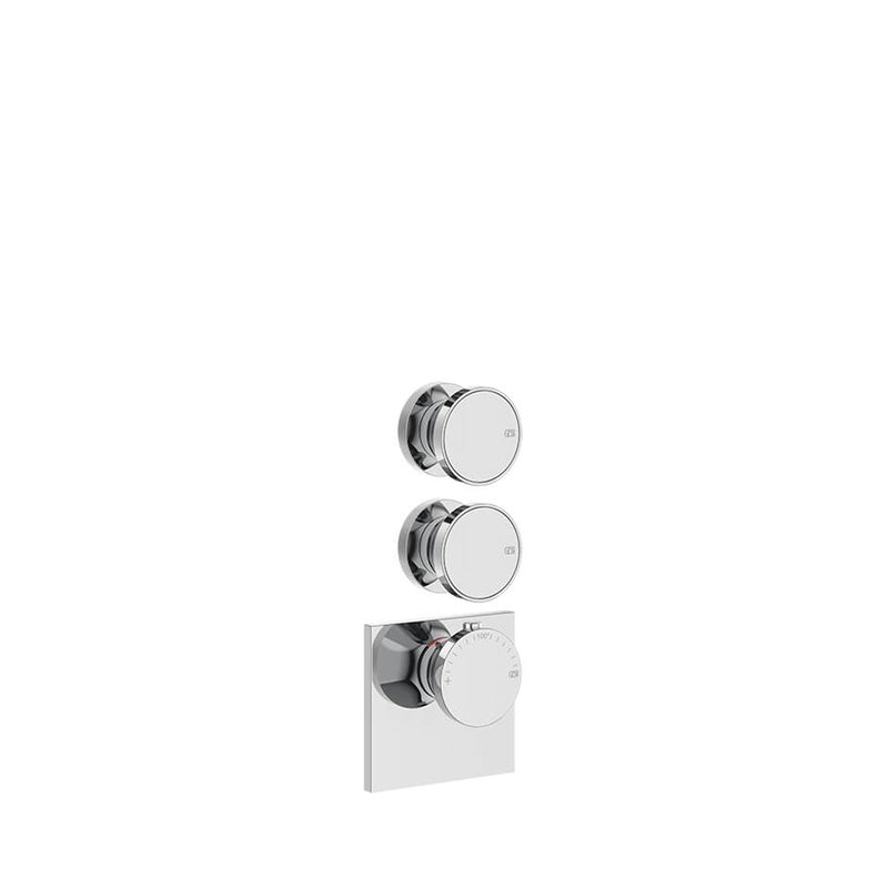 Gessi 66202 Origini Trim Parts Only External Parts For Thermostatic With 2 Volume Controls - Parent