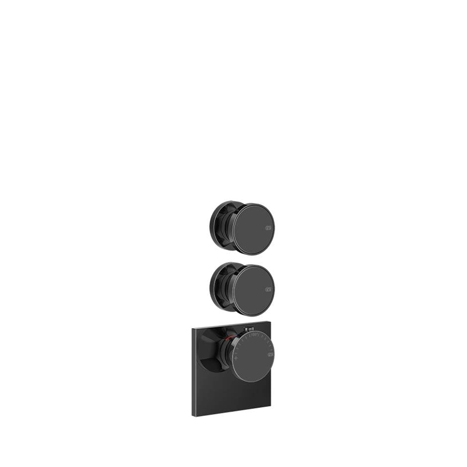 Gessi 66202 Origini Trim Parts Only External Parts For Thermostatic With 2 Volume Controls