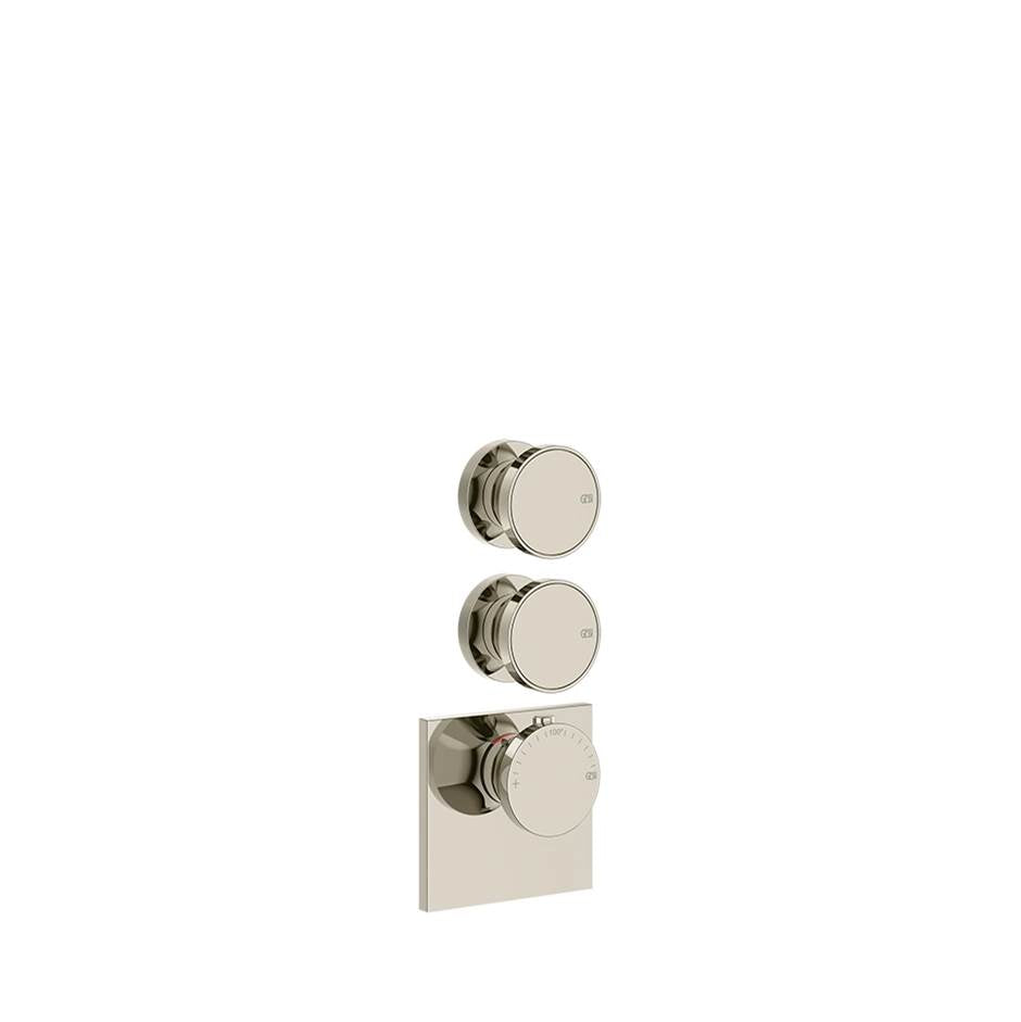 Gessi 66202 Origini Trim Parts Only External Parts For Thermostatic With 2 Volume Controls
