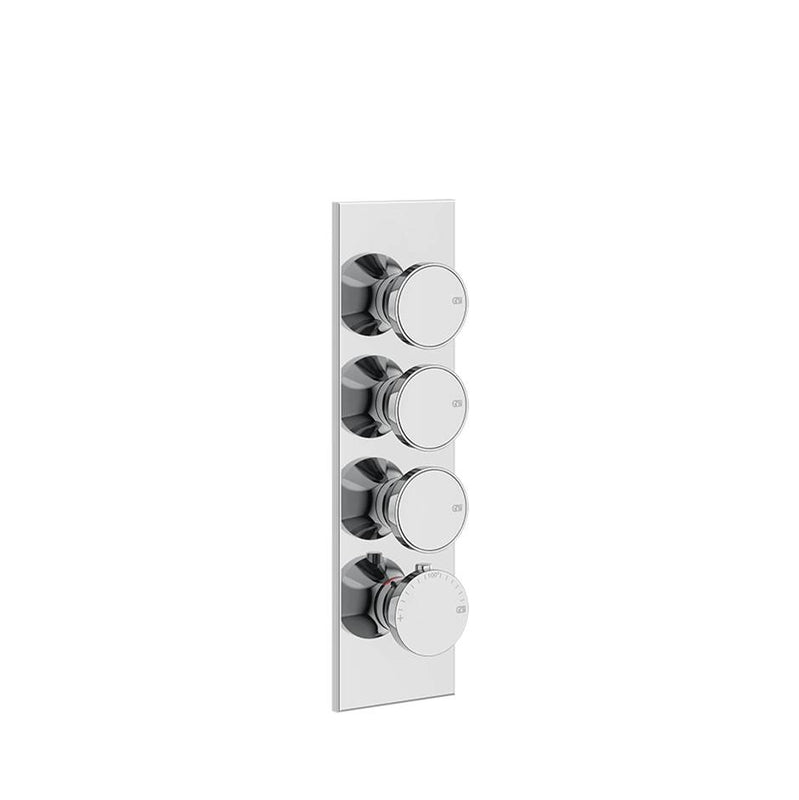 Gessi 66204 Origini Trim Parts Only External Parts For Thermostatic With 3 Volume Controls - Parent