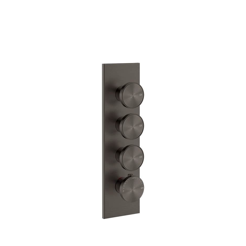 Gessi 66204 Origini Trim Parts Only External Parts For Thermostatic With 3 Volume Controls