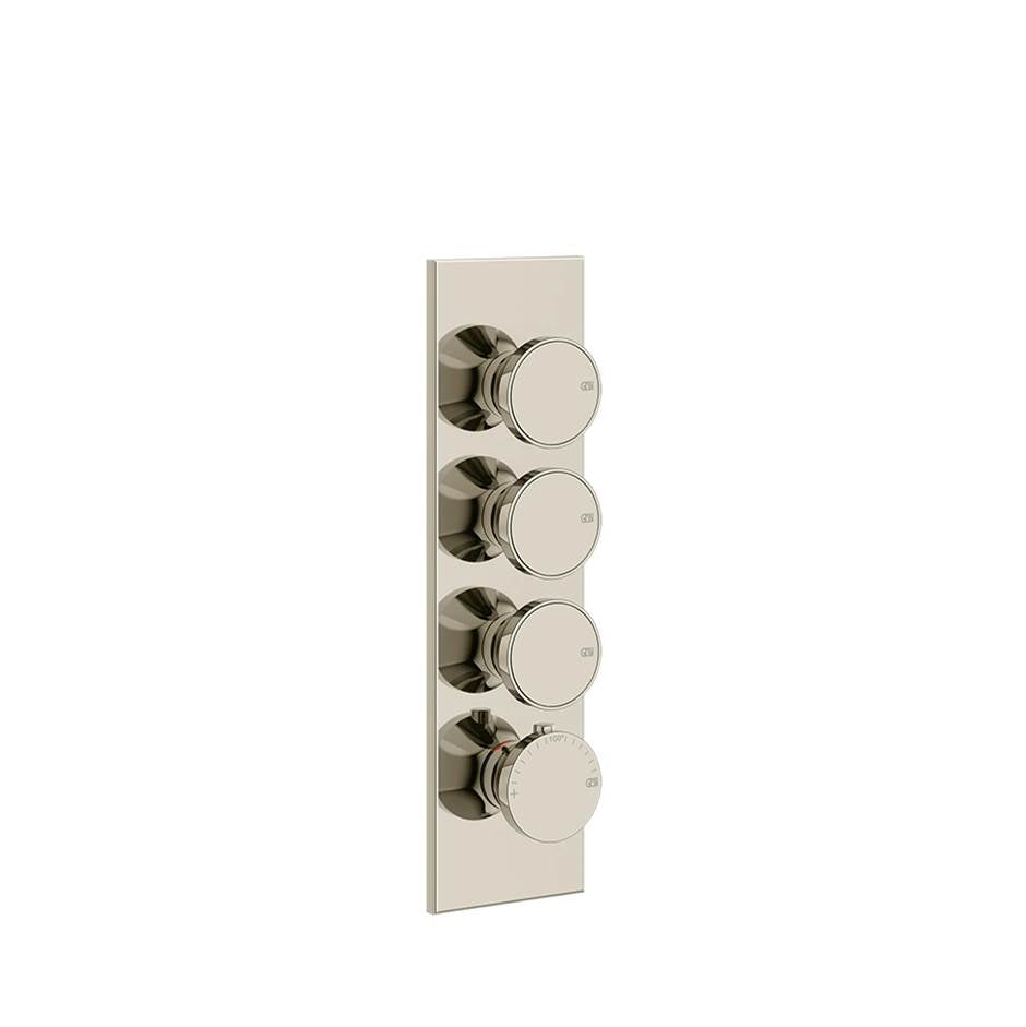 Gessi 66204 Origini Trim Parts Only External Parts For Thermostatic With 3 Volume Controls
