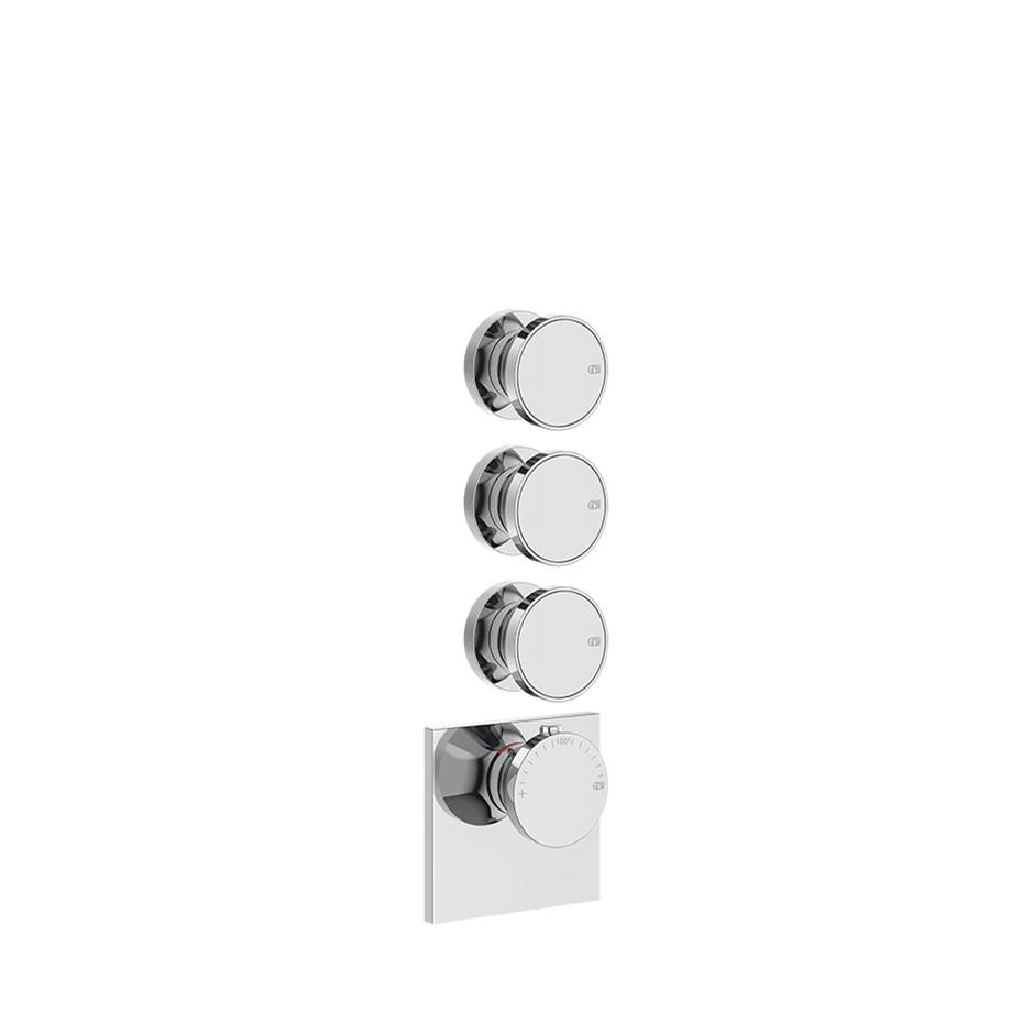 Gessi 66206 Origini Trim Parts Only External Parts For Thermostatic With 3 Volume Controls - Parent