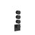Gessi 66206 Origini Trim Parts Only External Parts For Thermostatic With 3 Volume Controls