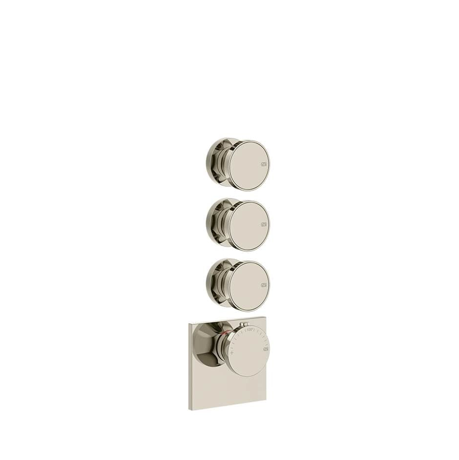 Gessi 66206 Origini Trim Parts Only External Parts For Thermostatic With 3 Volume Controls