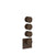 Gessi 66206 Origini Trim Parts Only External Parts For Thermostatic With 3 Volume Controls