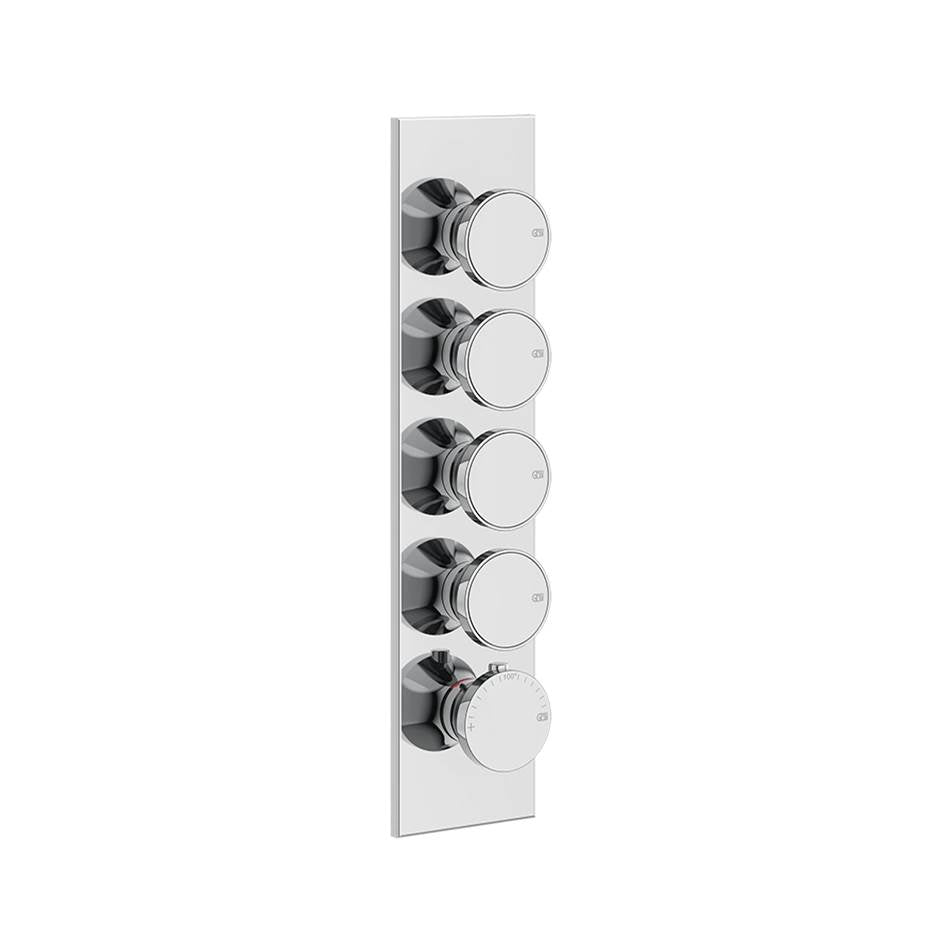 Gessi 66208 Origini Trim Parts Only External Parts For Thermostatic With 4 Volume Controls - Parent