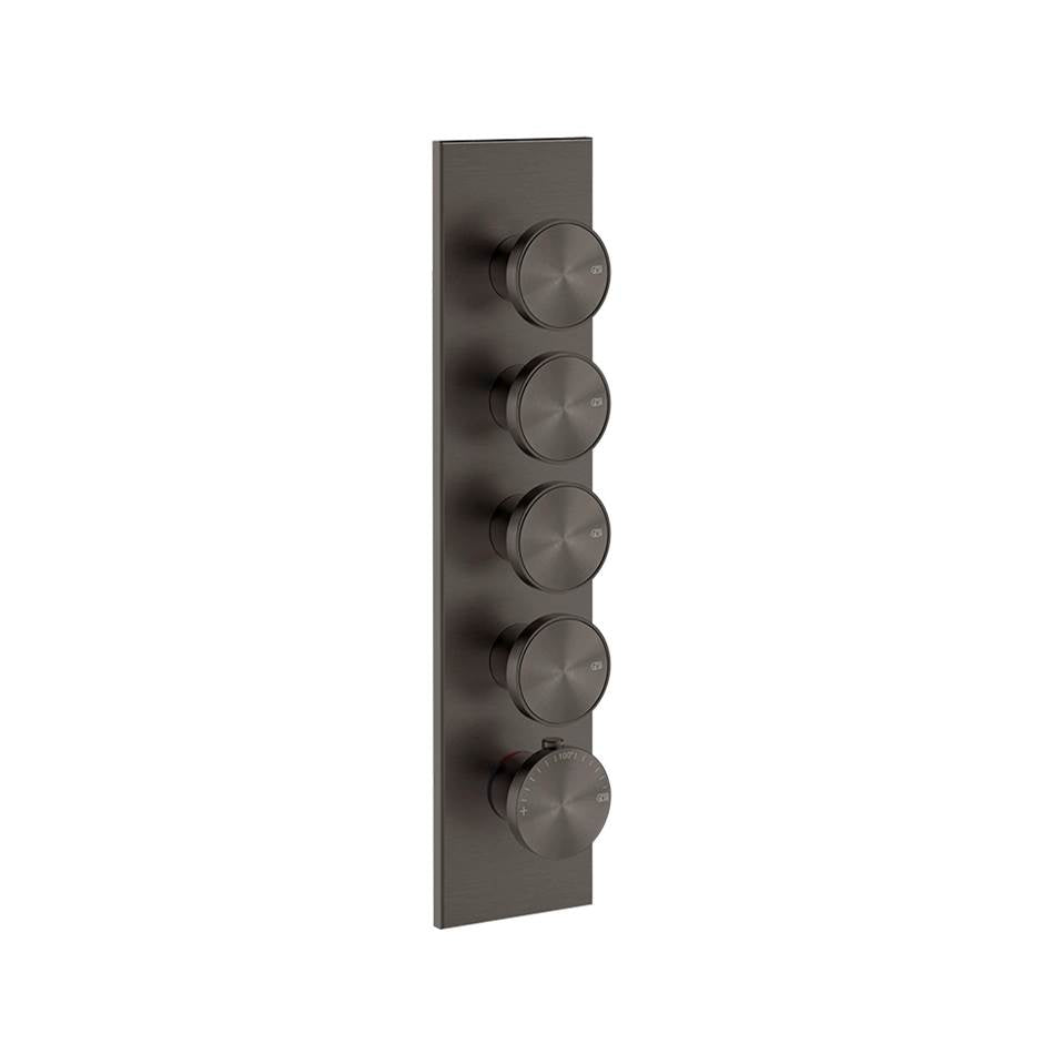 Gessi 66208 Origini Trim Parts Only External Parts For Thermostatic With 4 Volume Controls