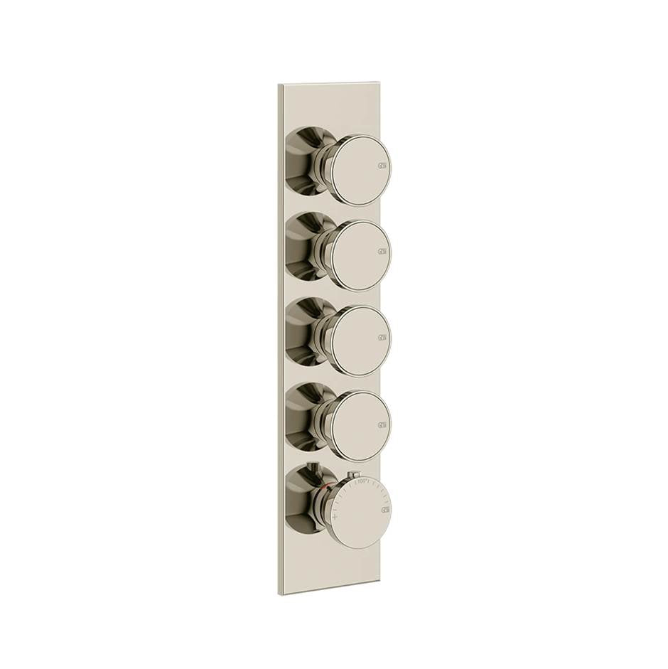 Gessi 66208 Origini Trim Parts Only External Parts For Thermostatic With 4 Volume Controls