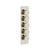 Gessi 66208 Origini Trim Parts Only External Parts For Thermostatic With 4 Volume Controls