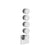 Gessi 66214 Origini Trim Parts Only External Parts For Thermostatic With 4 Volume Controls - Parent