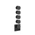 Gessi 66214 Origini Trim Parts Only External Parts For Thermostatic With 4 Volume Controls