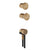 Gessi 66216 Outdoor Origini Lever/Handshower Kit For 63204