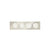 Gessi 66222 Origini Trim Parts Only External Parts For Thermostatic Mixer For Two Functions, With Push-Button On/Off Control