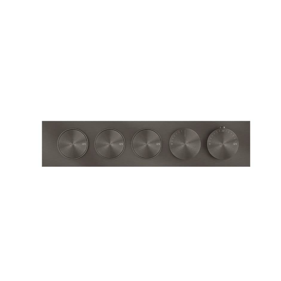 Gessi 66224 Origini Trim Parts Only External Parts For Thermostatic Mixer For Three Functions, With Push-Button On/Off Control
