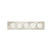 Gessi 66224 Origini Trim Parts Only External Parts For Thermostatic Mixer For Three Functions, With Push-Button On/Off Control