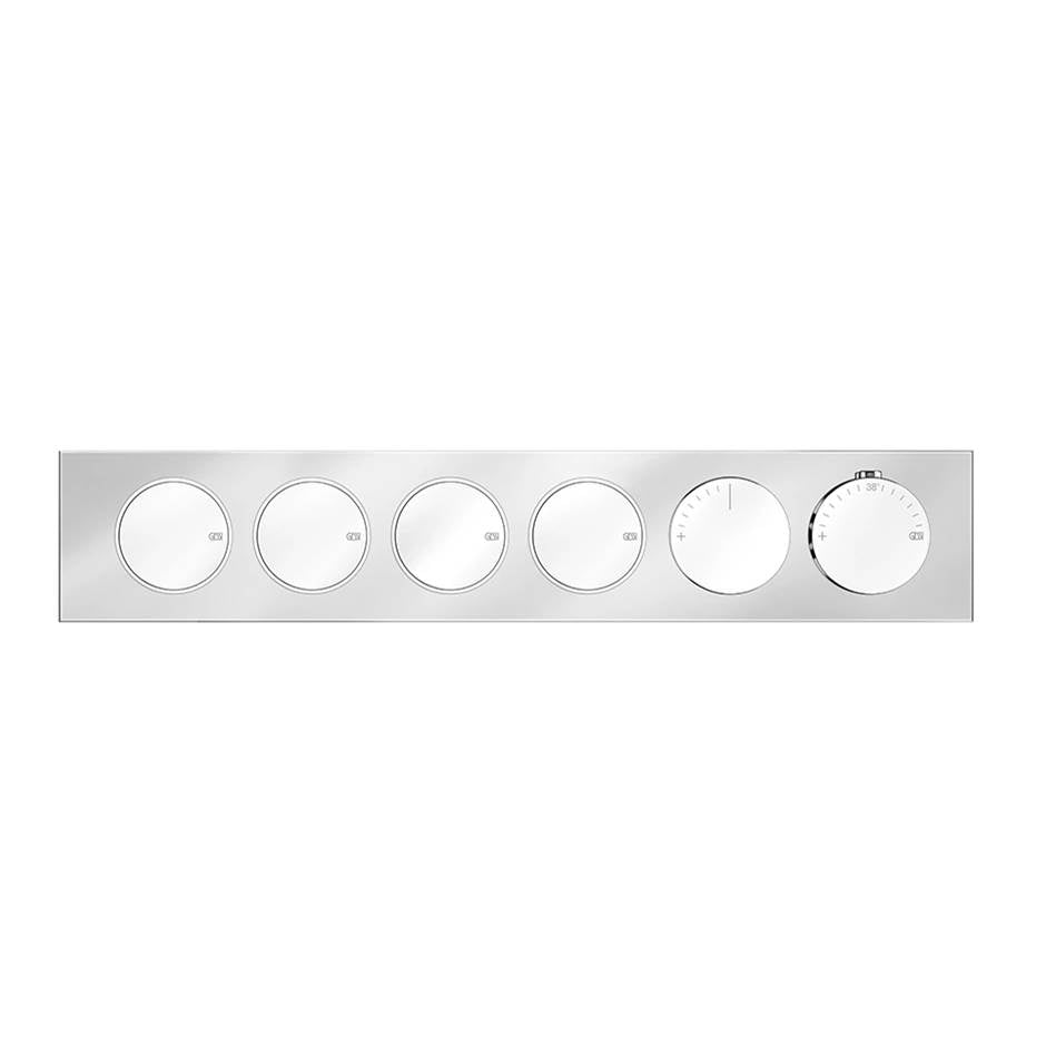 Gessi 66226 Origini Trim Parts Only External Parts For Thermostatic Mixer For Four Functions, With Push-Button On/Off Control - Parent