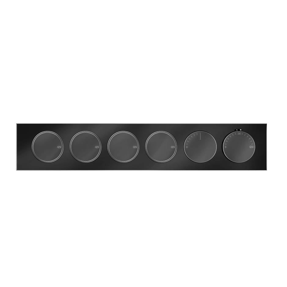 Gessi 66226 Origini Trim Parts Only External Parts For Thermostatic Mixer For Four Functions, With Push-Button On/Off Control