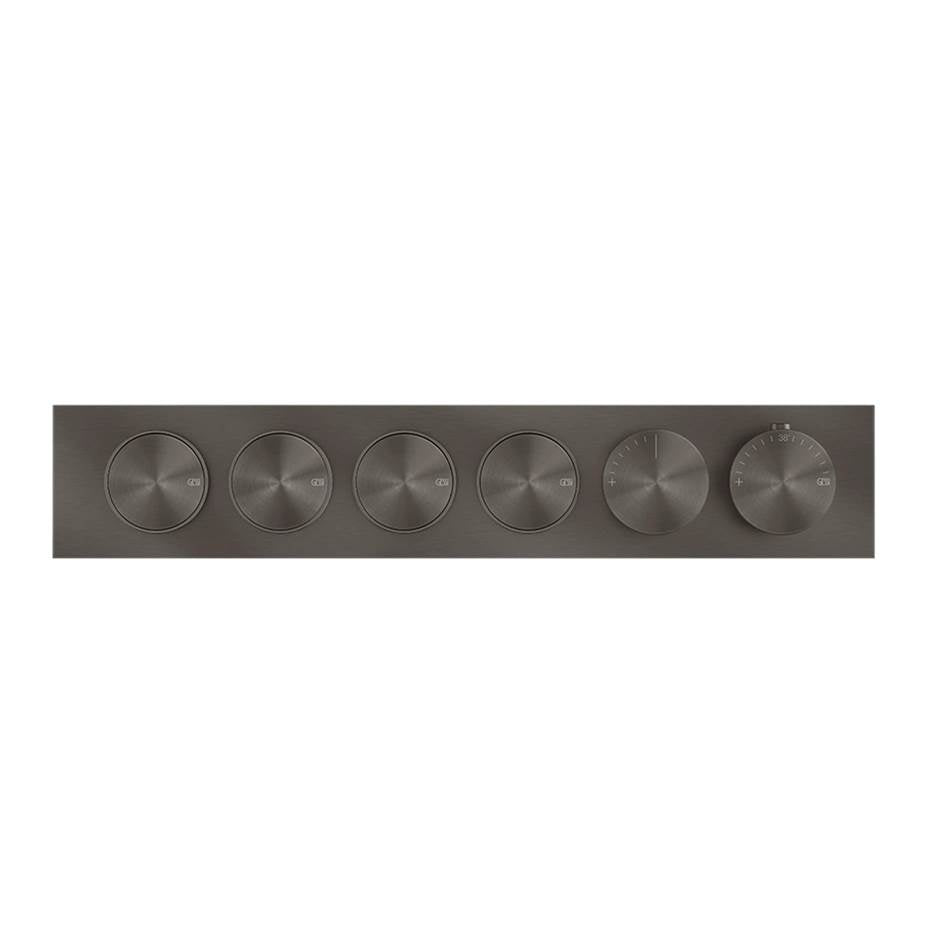 Gessi 66226 Origini Trim Parts Only External Parts For Thermostatic Mixer For Four Functions, With Push-Button On/Off Control
