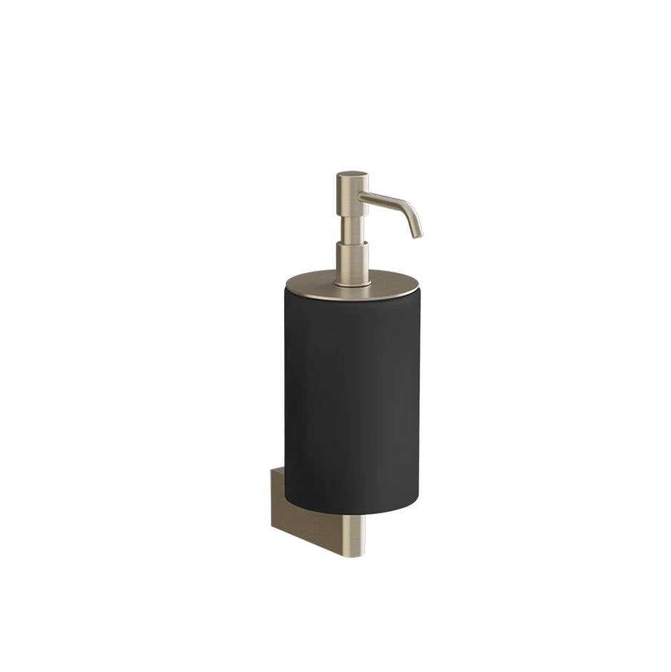 Gessi 66414 Origini Wall-Mounted Liquid Soap Dispenser - Black