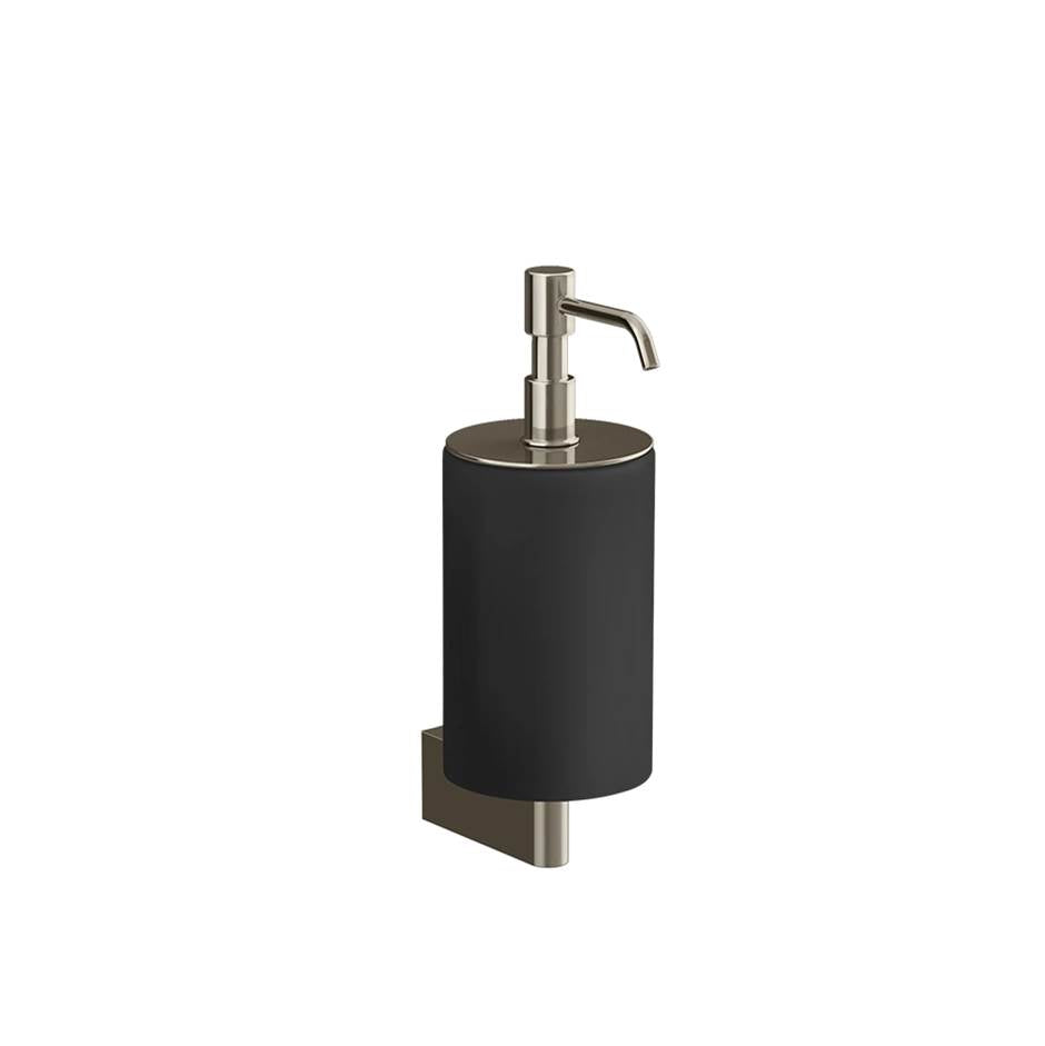 Gessi 66414 Origini Wall-Mounted Liquid Soap Dispenser - Black