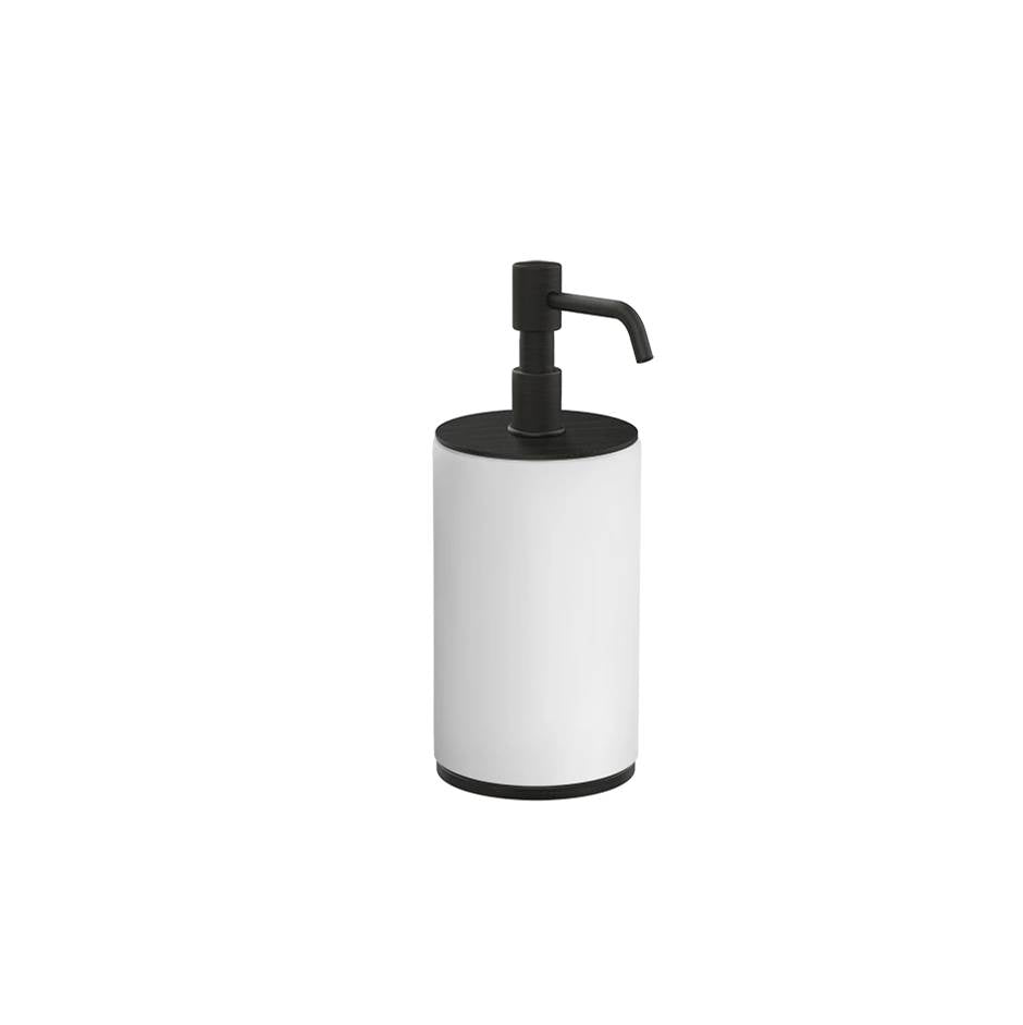 Gessi 66437 Ventaglio Standing Soap Dispenser Holder, White