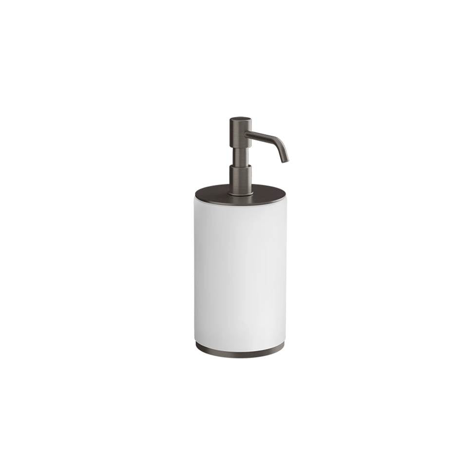 Gessi 66437 Ventaglio Standing Soap Dispenser Holder, White