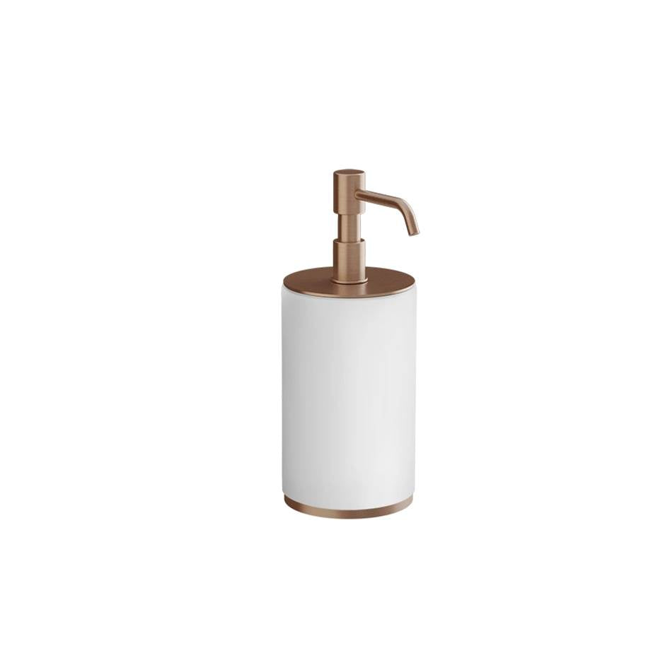 Gessi 66437 Ventaglio Standing Soap Dispenser Holder, White