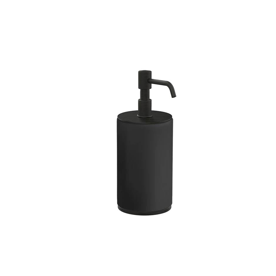 Gessi 66438 Ventaglio Standing Soap Dispenser Holder, Black