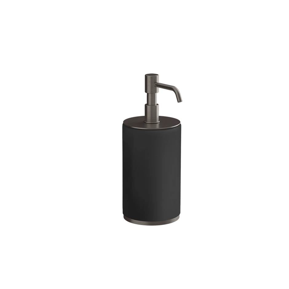 Gessi 66438 Ventaglio Standing Soap Dispenser Holder, Black