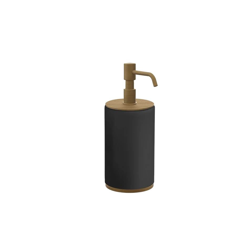 Gessi 66438 Ventaglio Standing Soap Dispenser Holder, Black