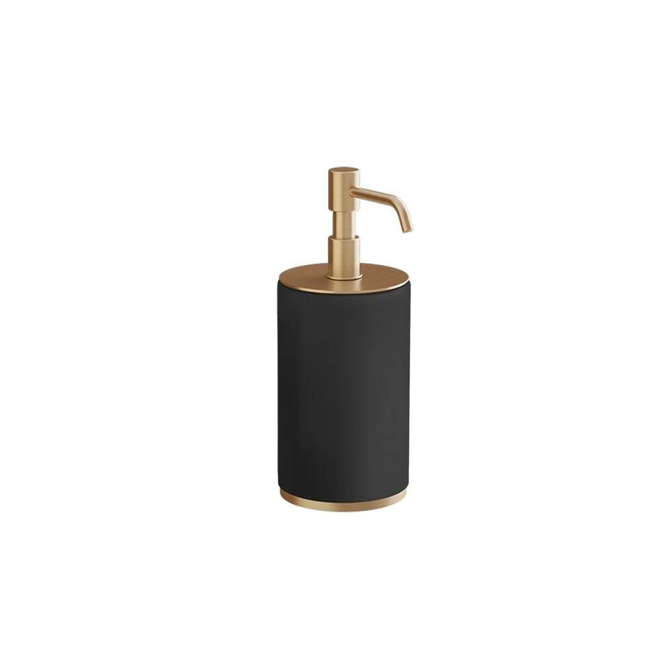 Gessi 66438 Ventaglio Standing Soap Dispenser Holder, Black