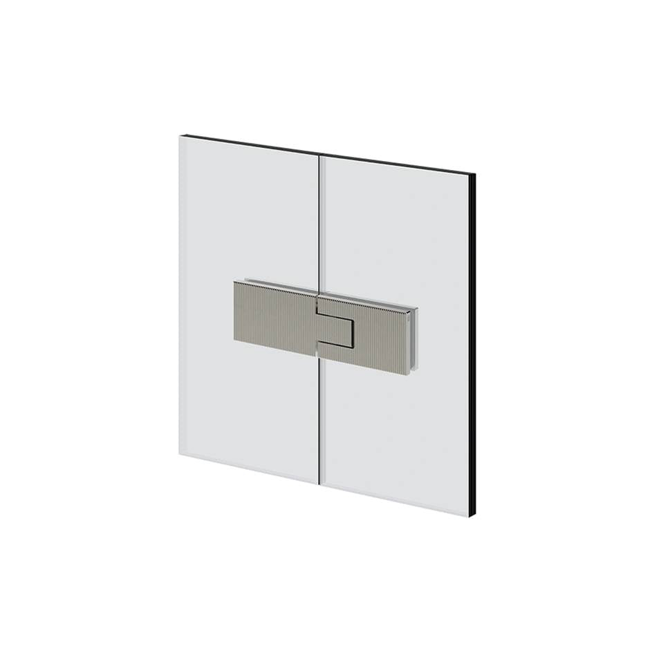 Gessi 67503 Shower G Glass-Glass Self-Centering Hinge. Rigato.