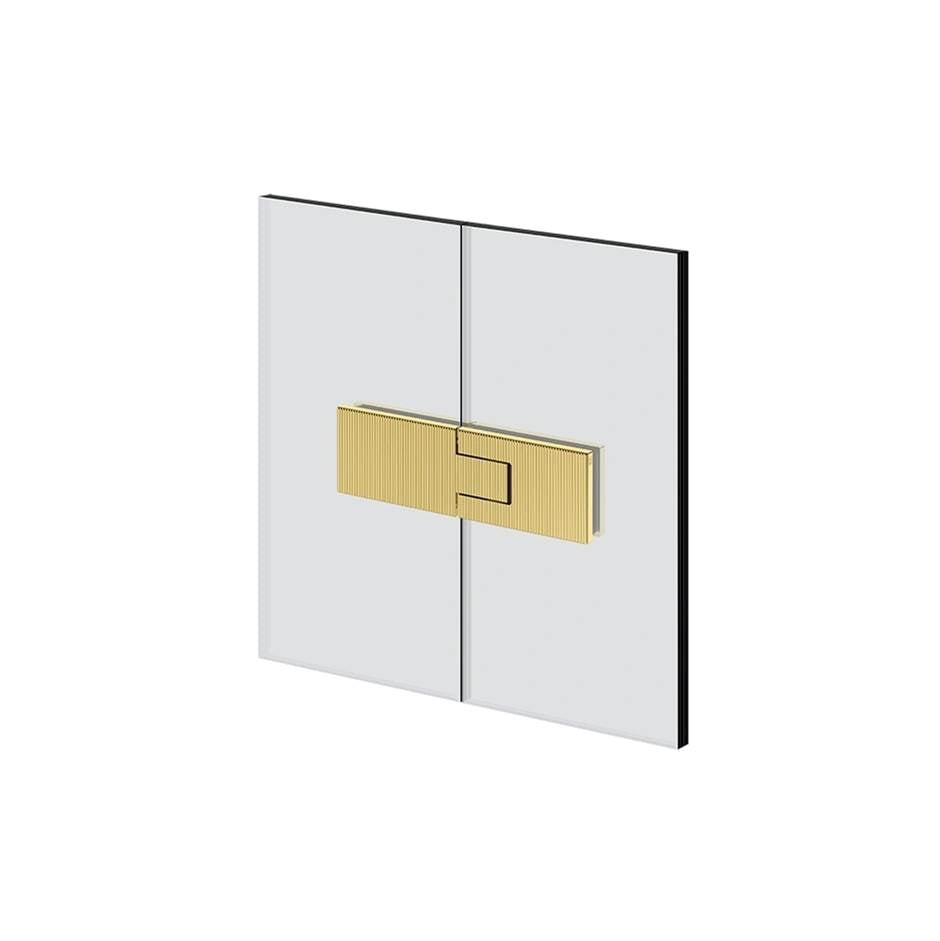 Gessi 67503 Shower G Glass-Glass Self-Centering Hinge. Rigato.
