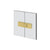 Gessi 67503 Shower G Glass-Glass Self-Centering Hinge. Rigato.