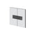 Gessi 67503 Shower G Glass-Glass Self-Centering Hinge. Rigato.