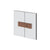 Gessi 67503 Shower G Glass-Glass Self-Centering Hinge. Rigato.